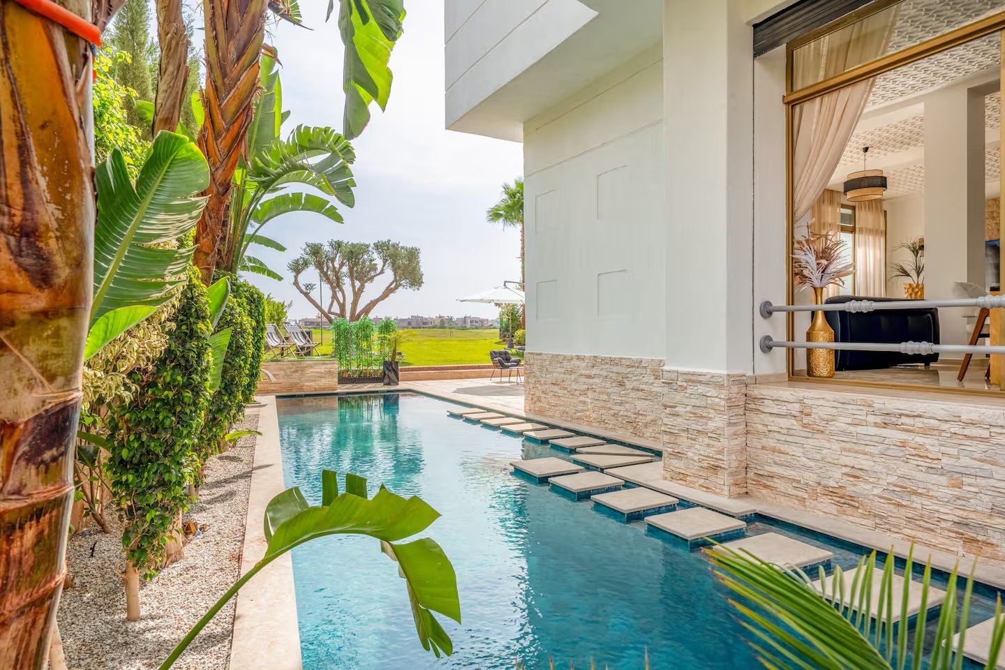 Villa de luxe avec piscine et vue golf à Argan Golf, Marrakech
